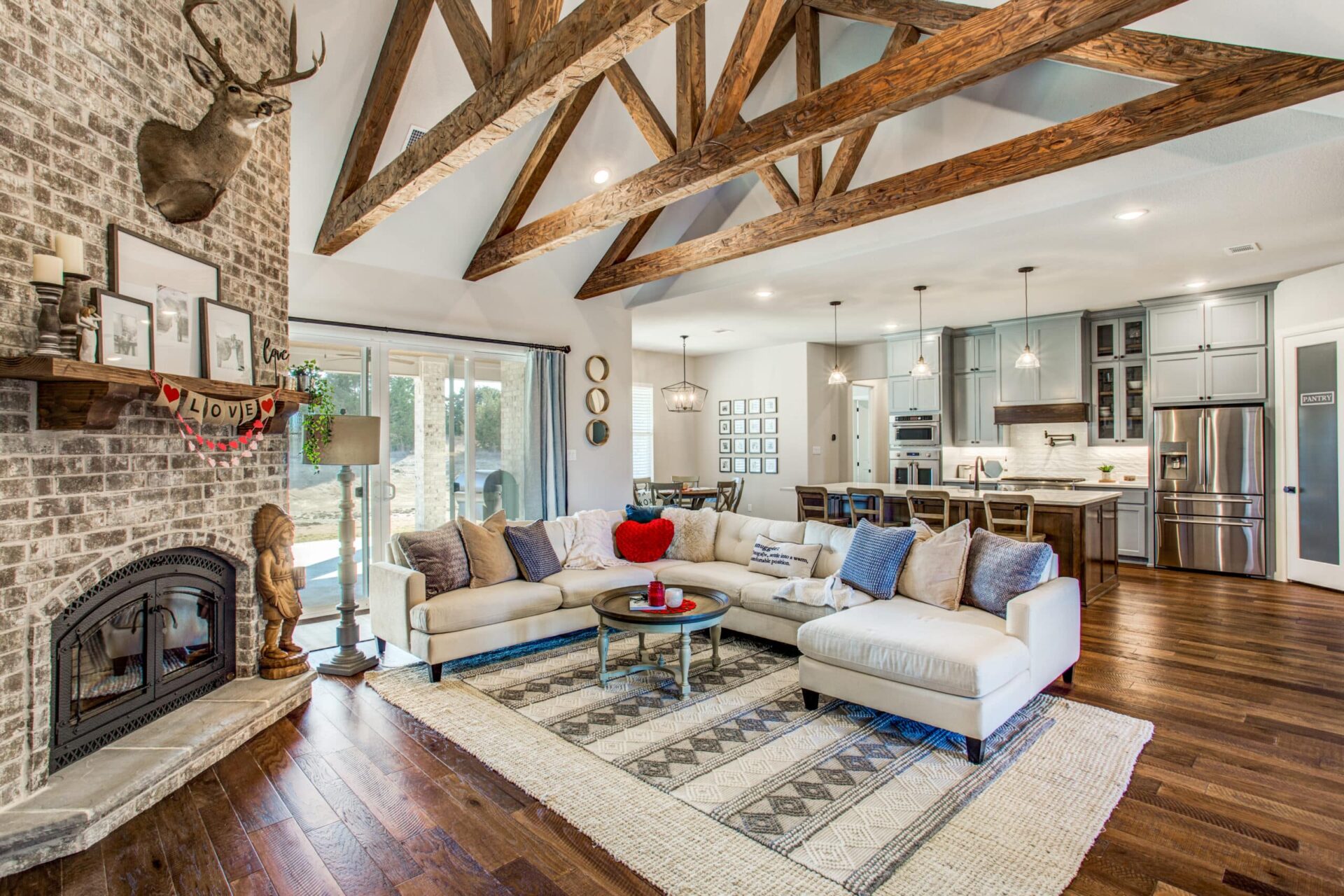 Modern Farmhouse, custom home built in Springtown · 2022