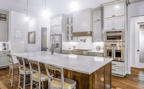 Kitchen White Island — custom home by Open Prairie (Other Builds · Selected work)