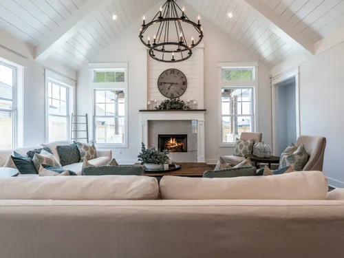 Living Room Fireplace — custom home by Open Prairie (Other Builds · Selected work)