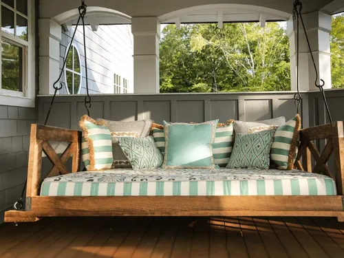 Porch Swing — custom home by Open Prairie (Other Builds · Selected work)