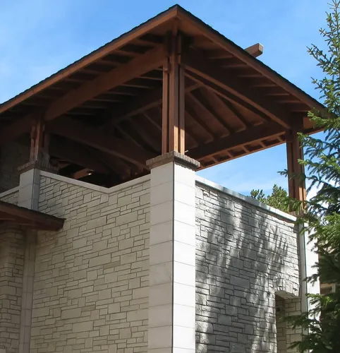 Stone Staircase — custom home by Open Prairie (Other Builds · Selected work)