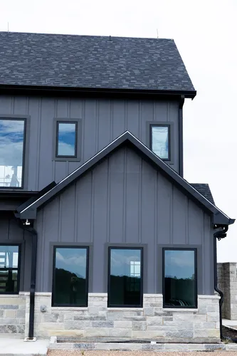 Exterior Side Gable — custom home by Open Prairie (The Barndominium · Graford)